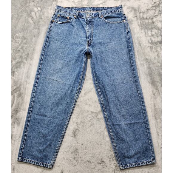 Levi's Other - Vintage Levi's 560 Jeans Mens W40 L32 Blue Loose Fit Tapered Leg Baggy Relaxed